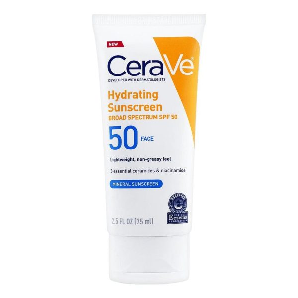 Cerave Hydrating Mineral Sunscreen Spf 50 -100 Ml – Cerave Hydrating Sunblock