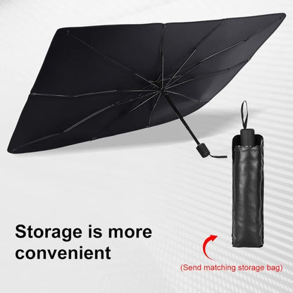 Foldable Car Windshield Umbrella Sun Shade, Protect From Uv Reflecting Rays | Suitable For Windshields Of Various Car Models