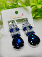 Imported Elegant Blue Crystal Drop Earrings