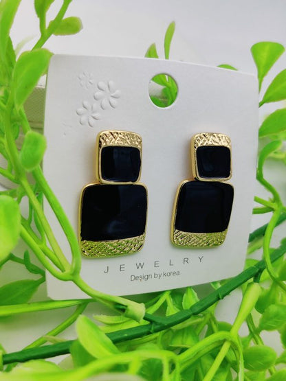 Imported Geometric Glamorous Earrings – Bold Style Redefined!