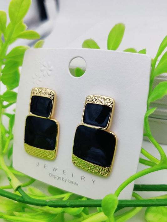 Imported Geometric Glamorous Earrings – Bold Style Redefined!