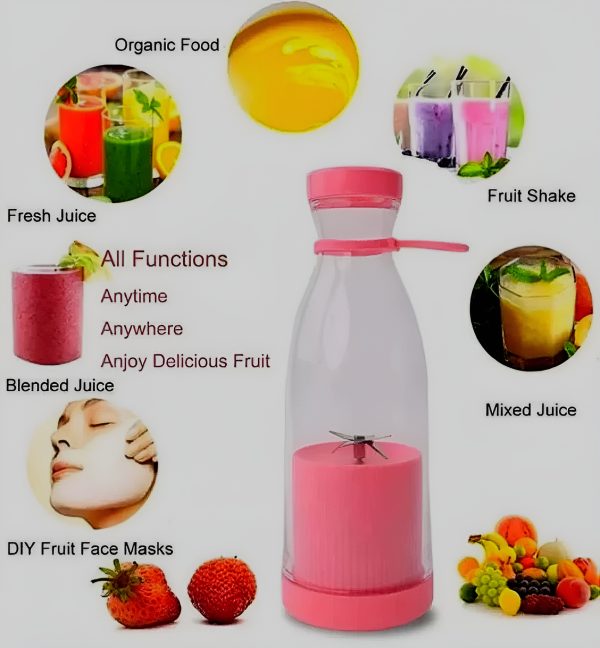 Mini Portable Blender Electric Fruit Juicer Mixers 420 Ml