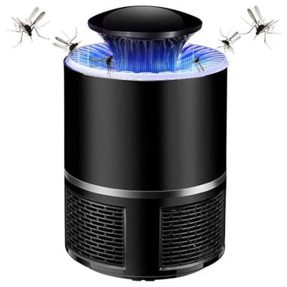 Uv Led Light Fly Bug Di-speller With Suction Fan Repellent Lamp (random Color)