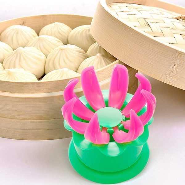 Momo Maker | Momos Dumpling Molds, Bun Making Mould Diy Pastry Pie Steamed Stuffed Bun Tool, Bao Bun Moulds, Meat Bun Press Making -for Chinese Baozi, Steamed Bun Kitchen Accessories(1pcs)