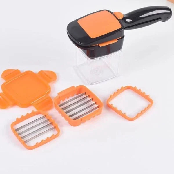 Nicer Dicer Quick Fruit Vegetable Cutter 5 In 1 Slicer Speedy Chopper