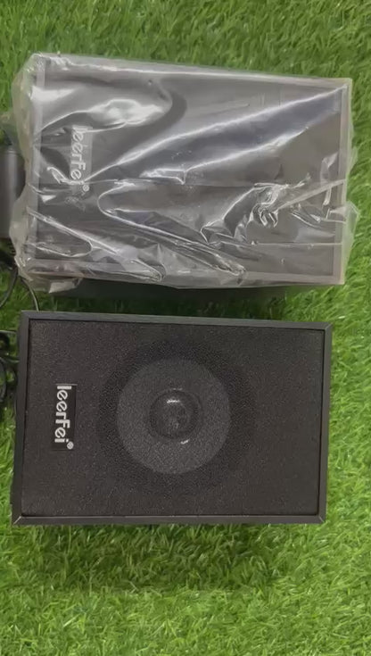 Leerfei Mini Digital Speaker | Leerfei E-1077 Speaker | Best Quality Speaker | Best Portable Speaker ( Black )