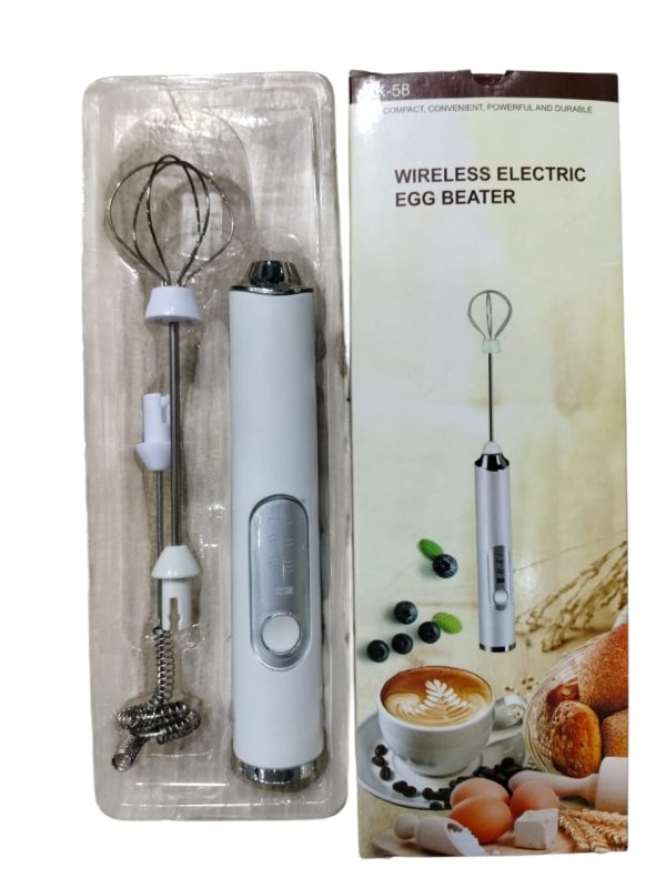 Rechargeable Electric Coffee Mixer Egg Beater Quick Frothing Action