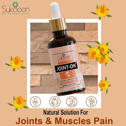 Sukoon Joint On Essential Oil Blend For Pain In Joints, Back Pain, Arthritis Pain, Knee Pain,