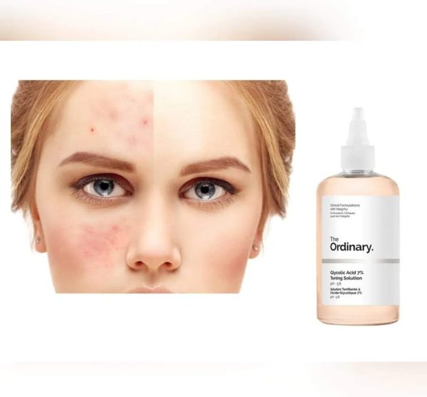 The Ordinary Glycolic Acid 7% Toning Solution Light Weight Liquid Provides Sun Protection 240ml