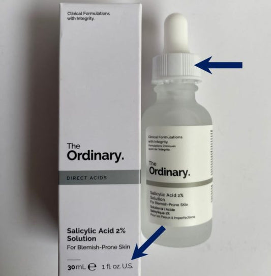 The Ordinary Salicylic Acid 2% Solution Us With Batch 30ml